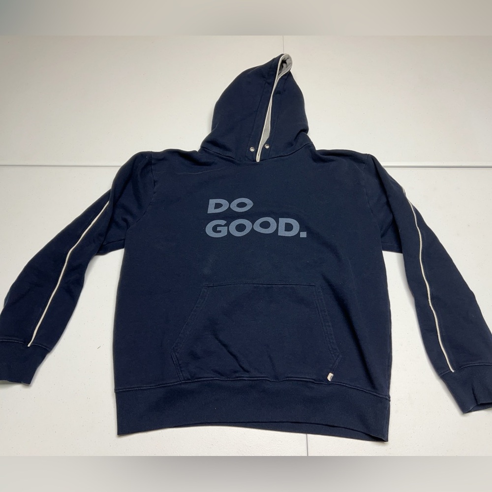 Cotopaxi navy hooded sweatshirt